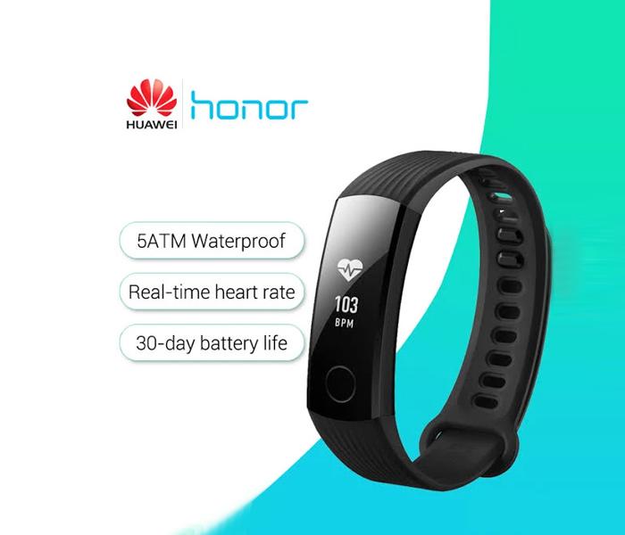 Huawei Honor Band 3 Waterproof - BLACK - Zoom Image 3