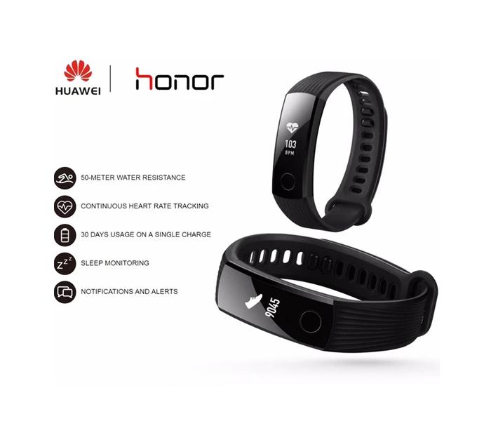 Huawei Honor Band 3 Waterproof - BLACK - Zoom Image 1