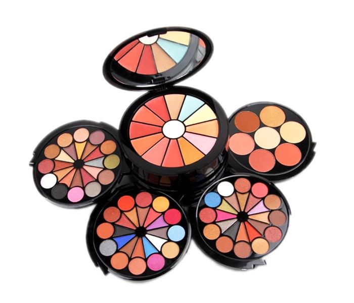 Miss Rose SHMR087Y Face Powder 92 Color and 72 Matte and Shimmer Eye Shadow Palette Makeup Set - Zoom Image 8