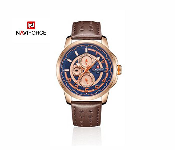 NAVIFORCE Mens Wrist Watch RG-BE-D.BN NF9142 - Zoom Image