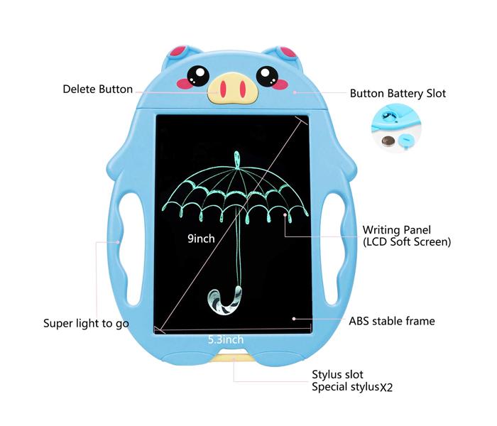 LCD Drawing Tablet For Kids aged 3+ - Blue - Zoom Image 3