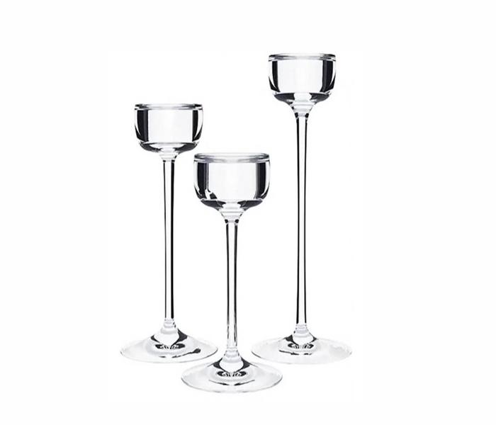 IKEA BLOMSTER Candle holder, set of 3, clear glass MX-24112804 - Zoom Image