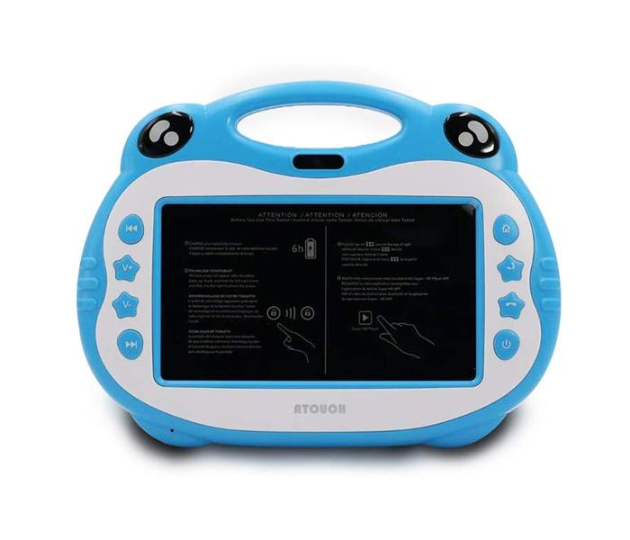 ATOUCH P06 Karaoke Video Learning Tablet With Mic,16GB, 7 Inch 4G - BLUE - Zoom Image 1