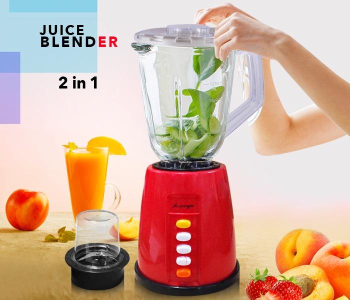 Fococoyu Juice Blender With 2 Jar 3 Speed And Pulse JA056 - Zoom Image 1