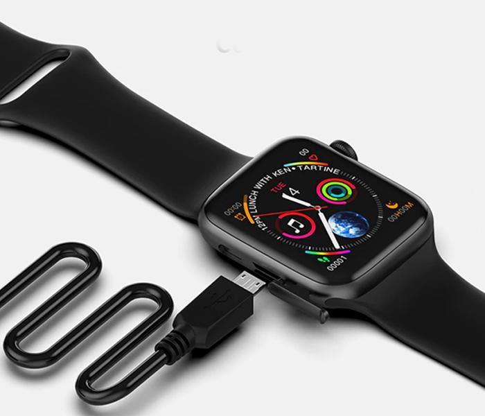 1090 Smartwatch For Apple iOS And Android - Black - Zoom Image 4