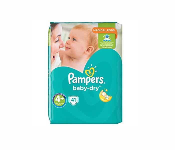 Pampers Main Line Diaper Baby-dry Size 4+, Value Pack Plus, 41 Count - Zoom Image