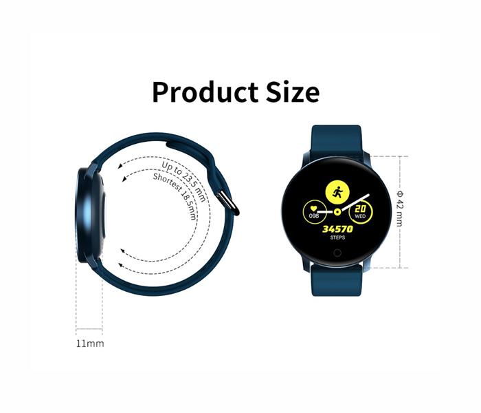 X9 Bluetooth Waterproof Smart Watch Smartwatch - Blue - Zoom Image 5