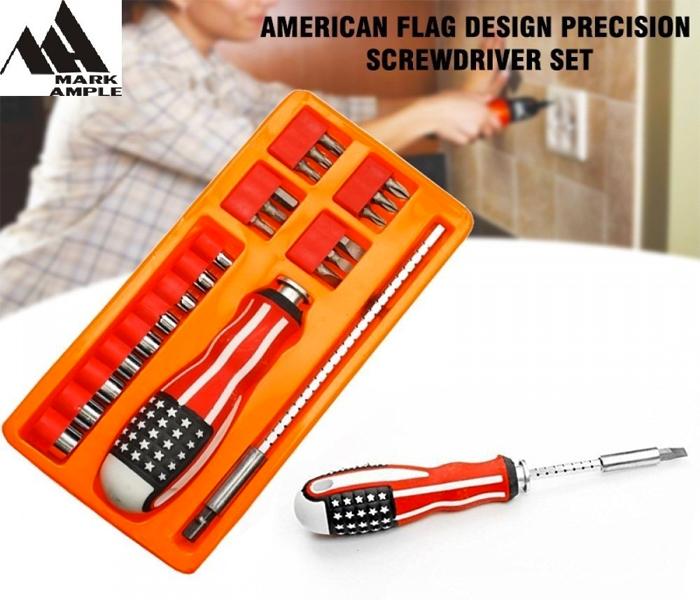 Gongmei Precison American Flag 23 In 1 Screwdriver - Red - Zoom Image 5