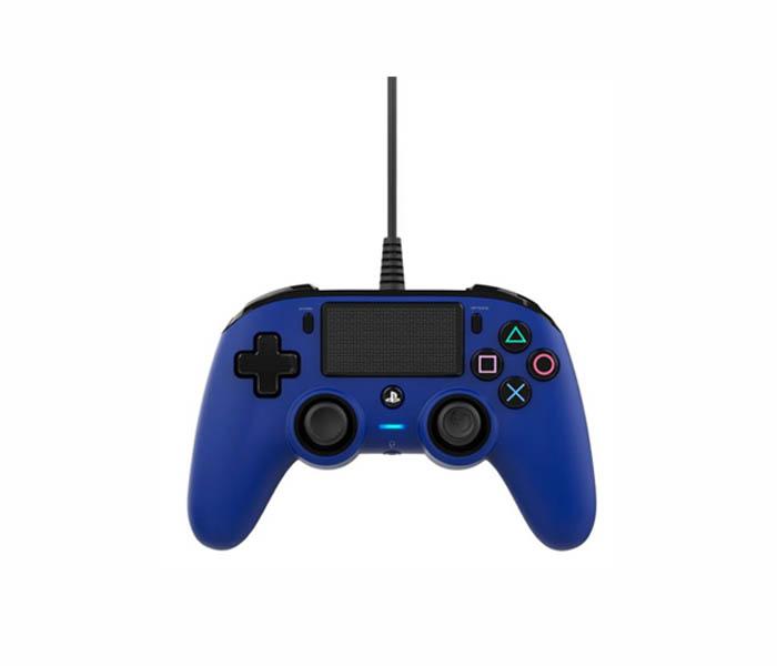 Nacon Wired Compact Controller for PS4 (Blue) PlayStation 4 - Zoom Image 1