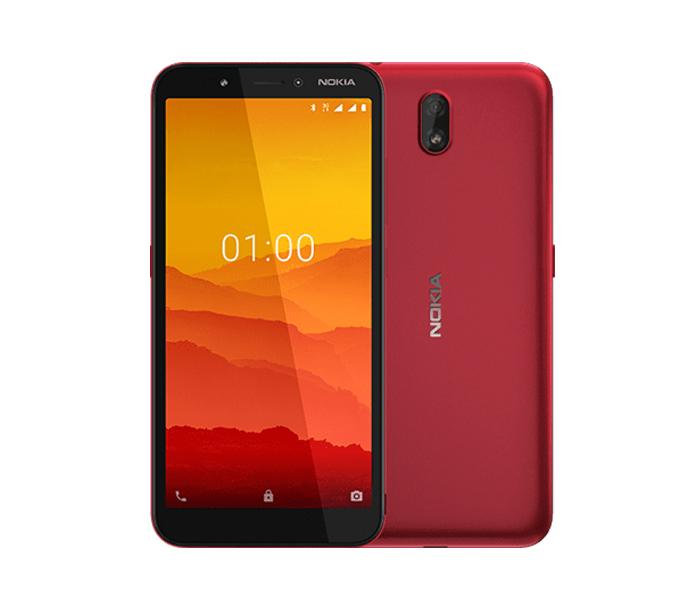 Nokia C1 5.45 inch Smartphone with 2500mah and Android 9 - Red - Zoom Image