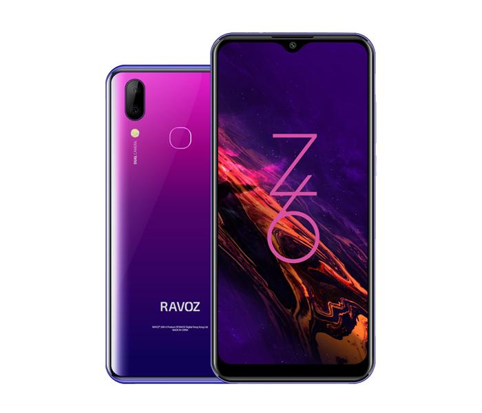 RAVOZ Z6 4GB RAM and 64GB ROM Smartphone with Dual Camera - Purple - Zoom Image