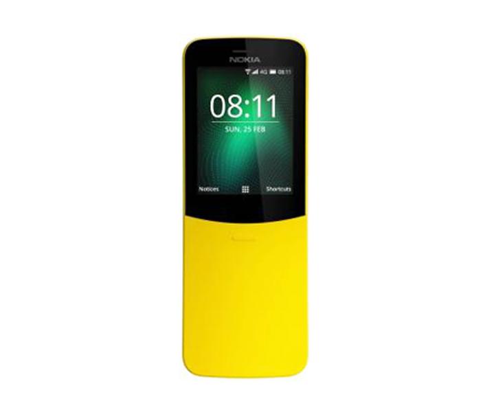 NOKIA 8110 512MB RAM 4GB ROM Mobile Phone - Yellow - Zoom Image 1