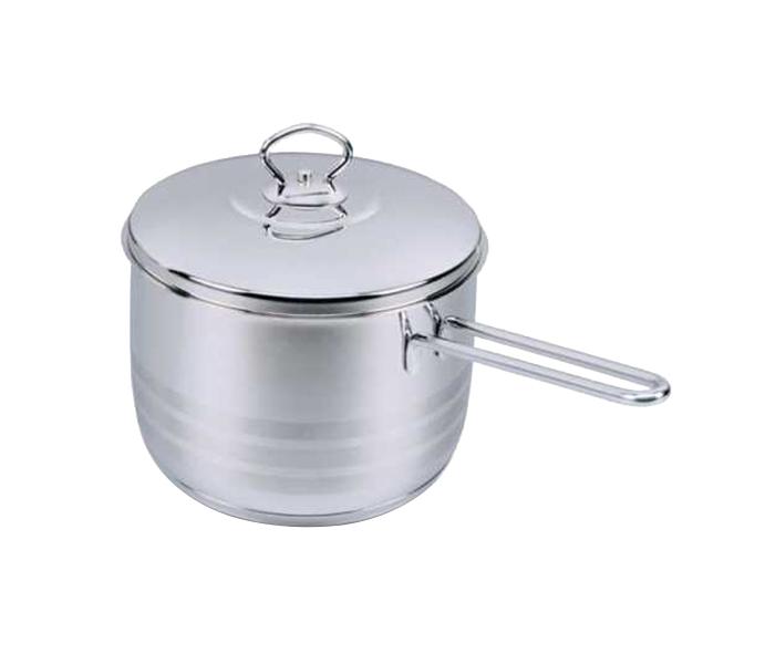 Korkmaz KO-A1892 2 Litre Astra Stainless Steel Sauce Pan - 16 x 10cm, Silver - Zoom Image