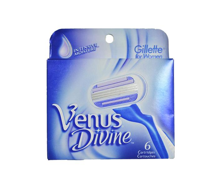 Gillette Venus Divine Intensive Moisture Strips Razor - 6 Cartridges  - Zoom Image