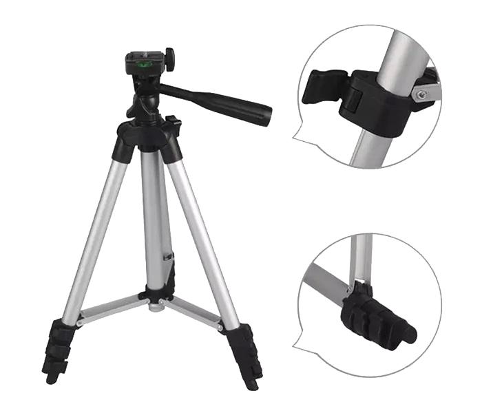 WT 3110 Lightweight Tripod with Adjustable Height Legs - Black & Grey - Zoom Image 5