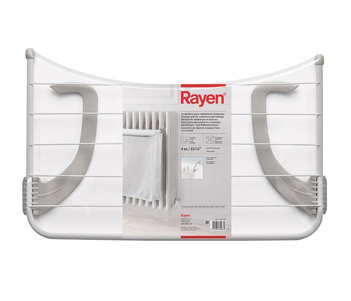 Rayen 0023.02 Drying Rack for Radiators & Raili - 4m, White - Zoom Image 4