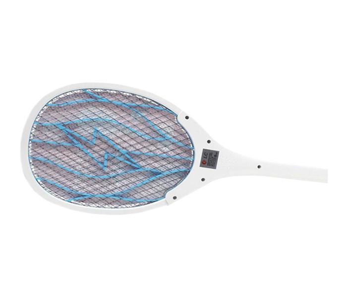 DLC Rechargeable Mosquito & Insect Killer Bat with LED Light - White & Blue - Zoom Image