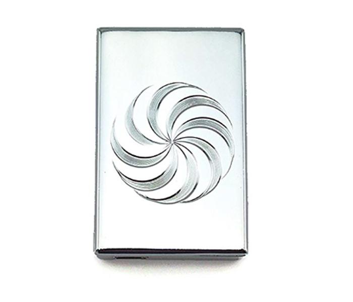 USB Rechargeable Lighter Windproof and Flameless - Silver - Zoom Image 1