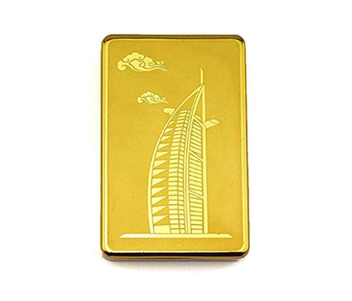 Smart USB Rechargeable and Flameless Cigarette Lighter (Burj Khalifa Design) - Gold - Zoom Image 2