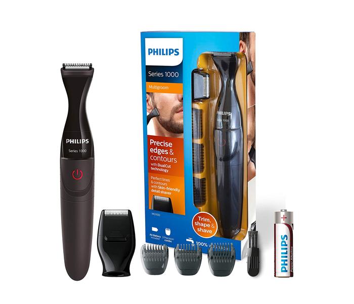 Philips MG1100 Multigroom Series 1000 Ultra Precise Beard Styler with DualCut Technology for Men  - Zoom Image 5