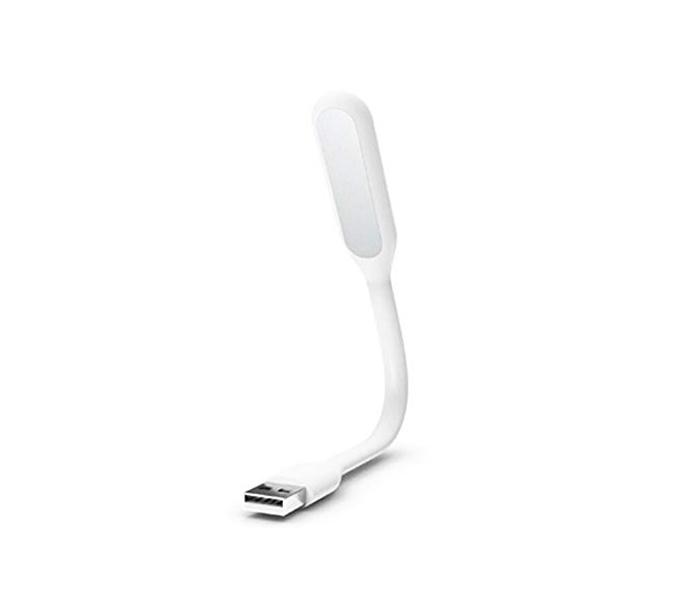 Mini Flexible USB LED  Booking Light For Keyboard Reading - White - Zoom Image 3