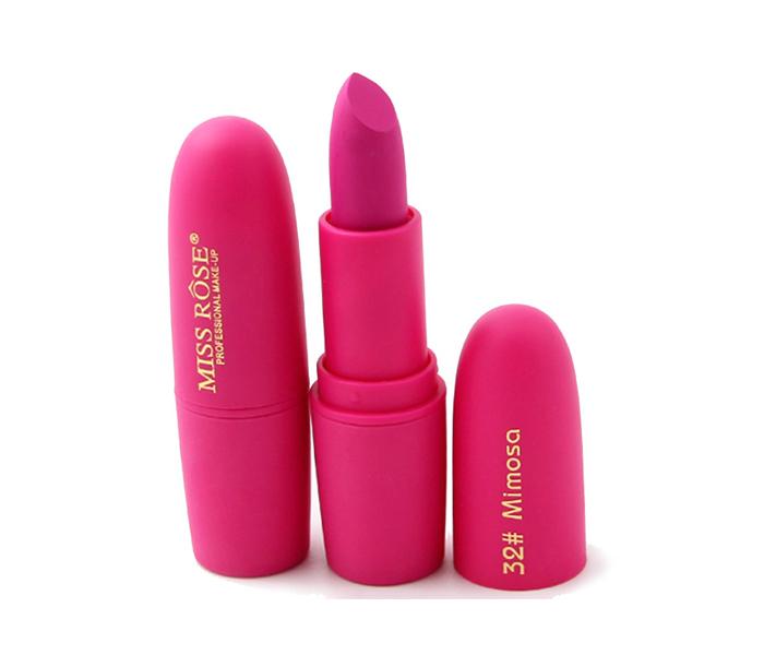 Miss Rose 7301-026M96 Matte Finish Velvet Waterproof Lipstick 32 Mimosa - Zoom Image