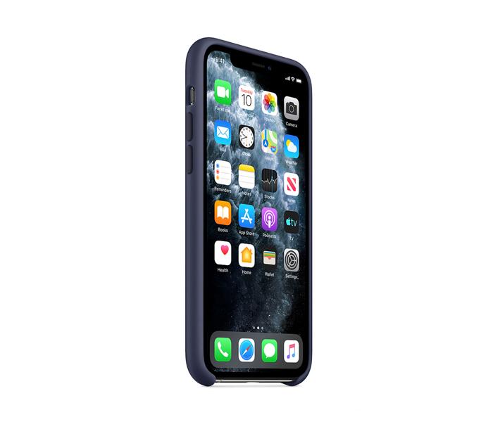 Apple MWYJ2 iPhone 11 Pro Silicone Case - Midnight Blue  - Zoom Image 3