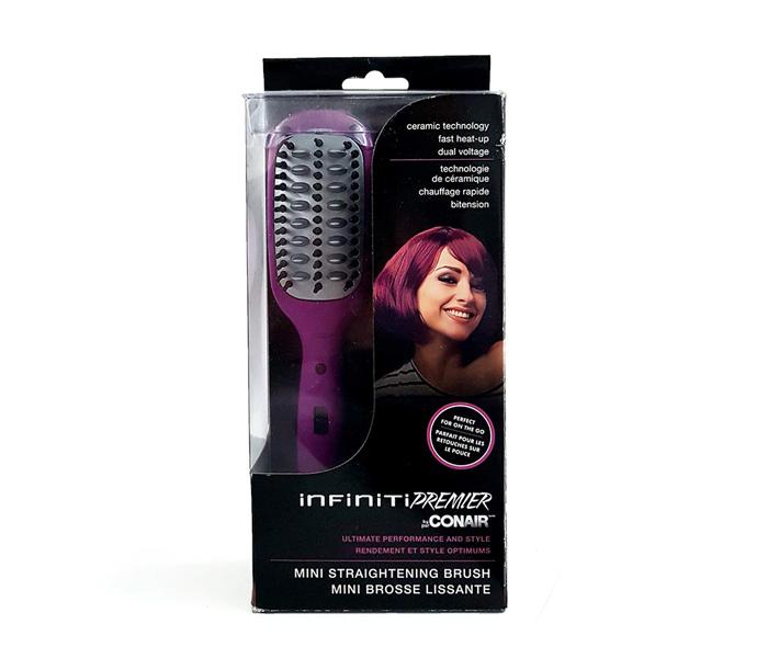 Infiniti Premier By Conair Mini Straightening Brush - Purple - Zoom Image 2