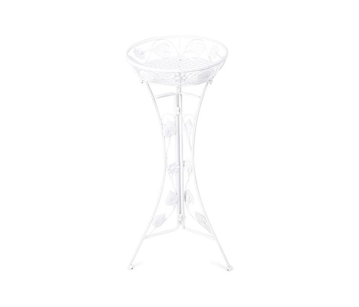 KMTE Steel Flower Pot Stand - White, 34 x 79.5 x 32.5cm - Zoom Image 2