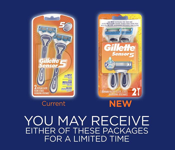 Gillette Sensor5 Disposable Razor - Pack of 2 - Zoom Image 2