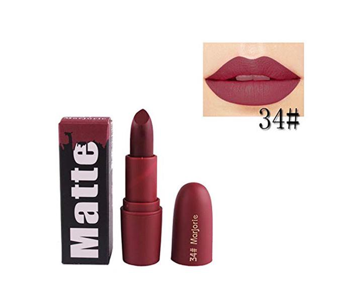 Miss Rose 7301-026M96 Matte Finish Velvet Waterproof Lipstick 34 Marjorie - Zoom Image 2