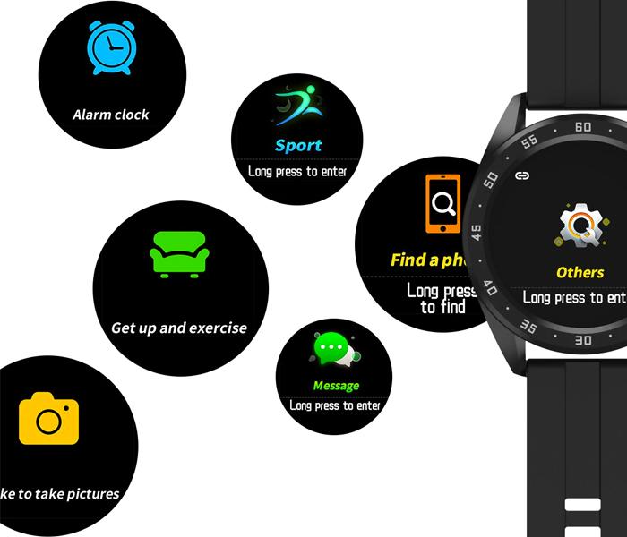 X10 Smartwatch with Fitness Tracker - Black - Zoom Image 7