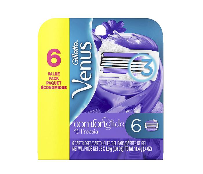 Gillette Venus ComfortGlide Freesia Razor with 6 Cartridges - Zoom Image 1