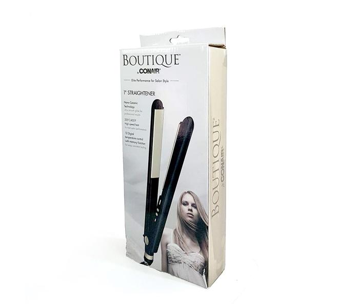 Boutique By Conair 1 inch Ceramic Straightener - Black  - Zoom Image 2