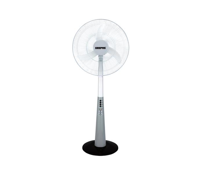 Geepas GF9385 Rechargeable Oscillating Fan With LED Lights - Zoom Image