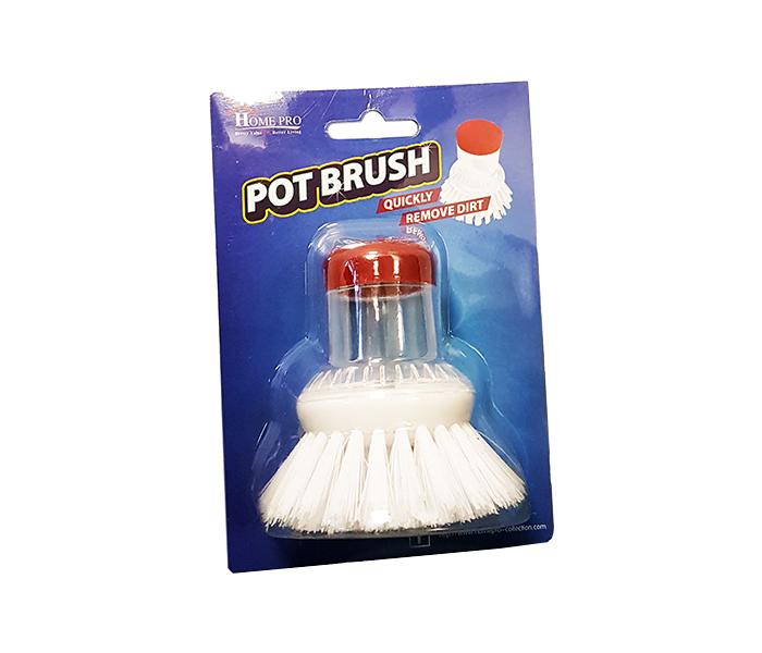 Home Pro 2142 Bubble Scrubber Pot Brush - Red & White - Zoom Image 2