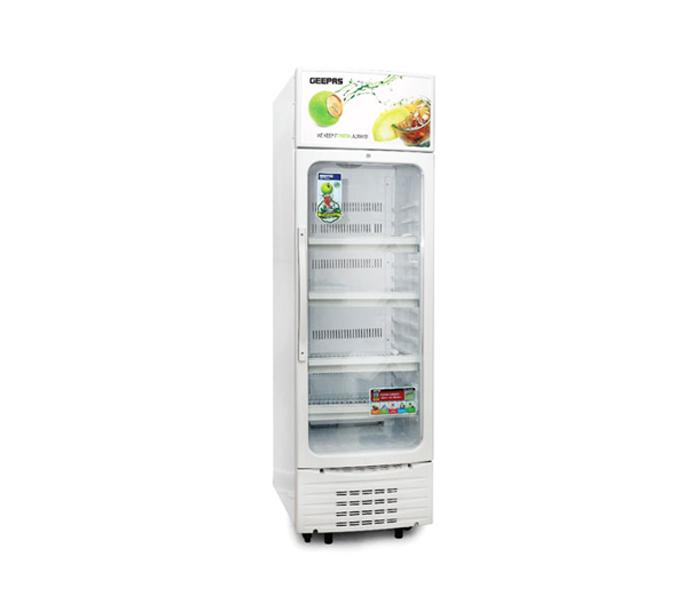 Geepas GSC6548 280Litre Vertical Show Case Fridge - White - Zoom Image