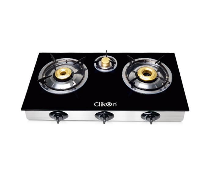 Clikon CK4254-NThree Burner Gas Stove  - Zoom Image