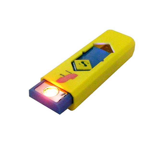 Electronic Rechargeable USB Lighter - Yellow - Zoom Image 2