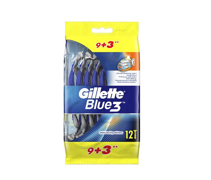 Gillette Blue 3 Disposable Razors - Pack of 12 - Zoom Image 1