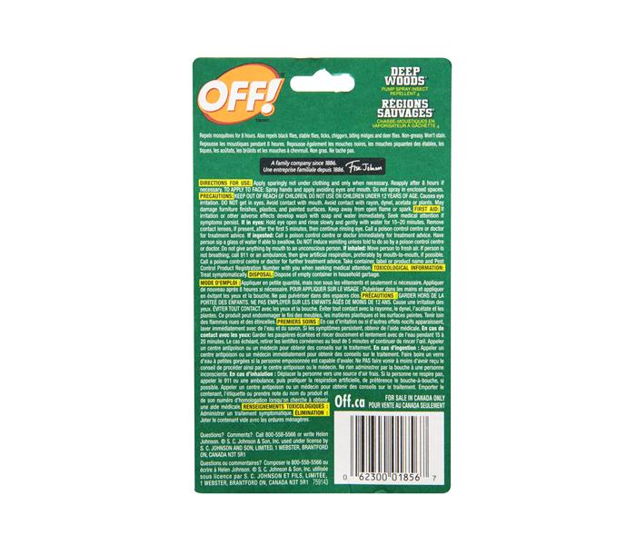 OFF! Deep Woods Pump Spray 8 hours Repel Time - 30 ml  - Zoom Image 2