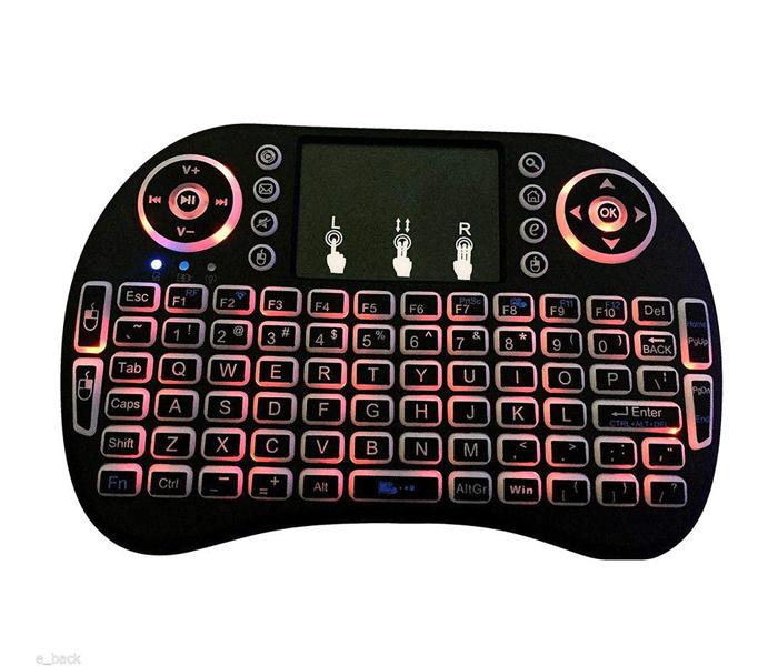 Mini Backlit Wireless Touchpad Keyboard 2.4G Air Mouse For Windows PC, Android TV Box  - Zoom Image 5