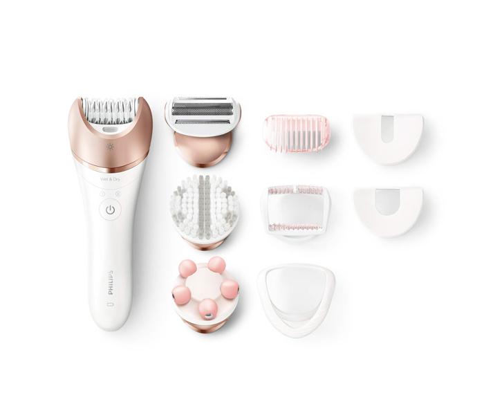 Philips Satinelle Prestige Epilator, Wet &amp; Dry Electric Hair Removal, Body Exfoliation and Massage - Zoom Image 2