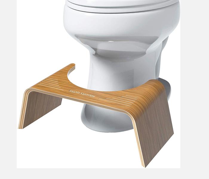 Squatty Potty Slim Teak Toilet Stool SPT-7B - Zoom Image 2