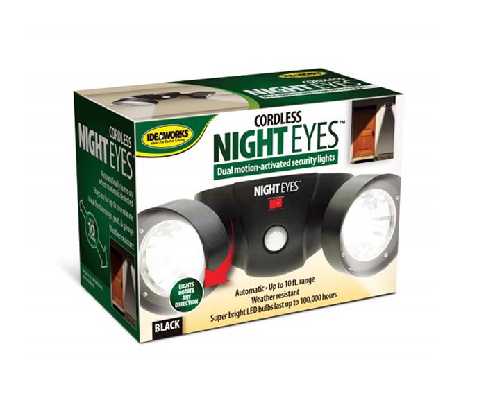 NES131 Night Eyes Security Lights - Black - Zoom Image 2