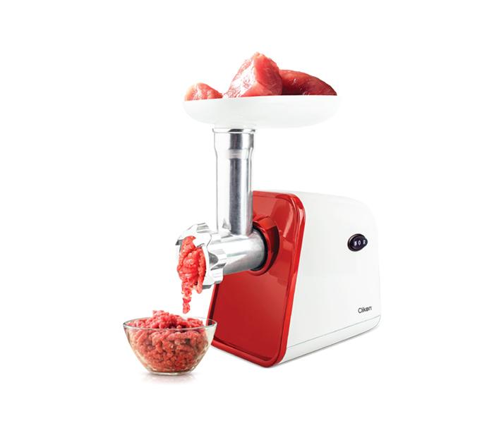 Clikon CK2614 1400W Stainless Steel Meat Grinder with Copper Motor - White and Red - Zoom Image 1