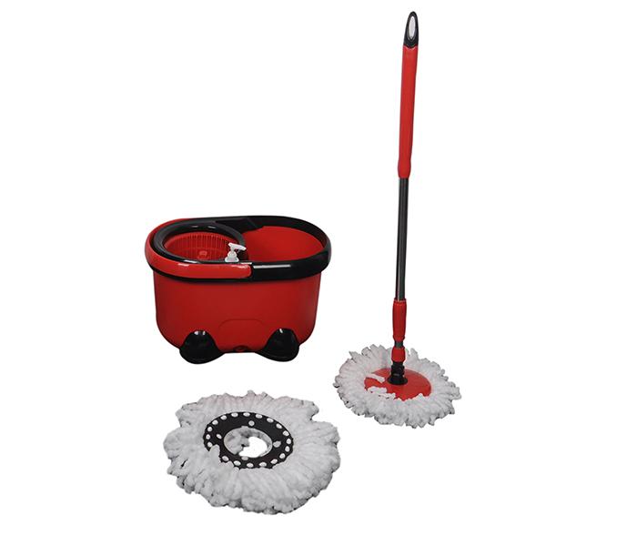 Home Pro 2472 Platic Spin Mop Full Set - Red - Zoom Image 1