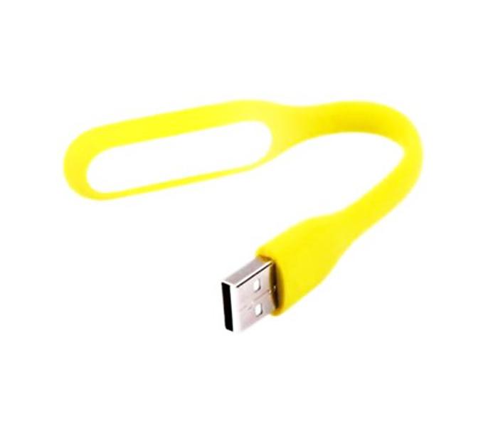 Mini Portable Flexible USB LED  Booking Light For Laptop - Yellow - Zoom Image 4