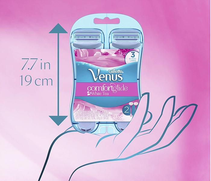 Gillette Venus Women Comfortglide White Tea - Pack of 2 Razor - Zoom Image 2