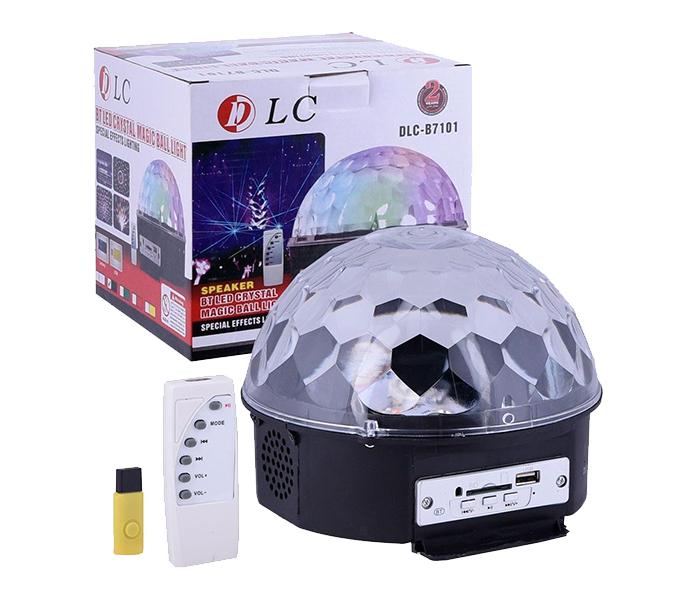 DLC B7101 LED Crystal Magic Ball Light - Multi Color - Zoom Image